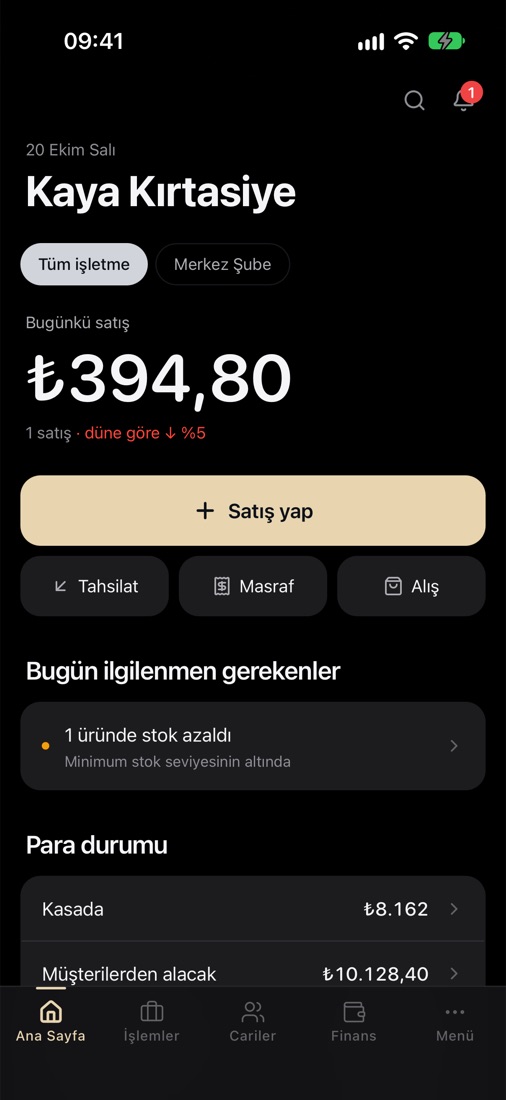 Kasam Cepte home screen